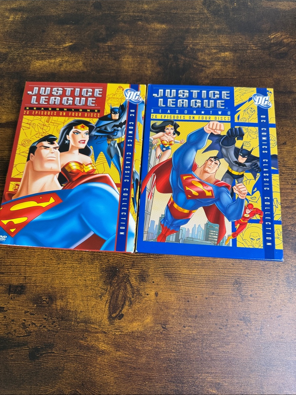DC Justice League DVD Collection Seasons 1-2 - 26 Episodes on Four Discs
